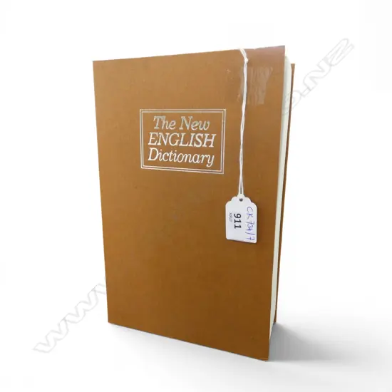 LOCKABLE SAFE IN THE FORM OF A DICTIONARY 155x55x240mm