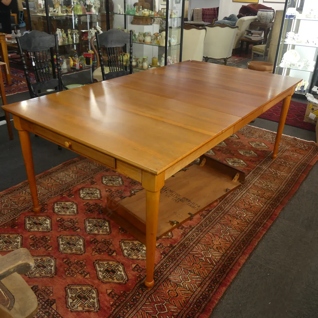 CHERRY EXTENSION DINING TABLE 1115x1575x765mm 2 leaves 1120x155mm Image 1++