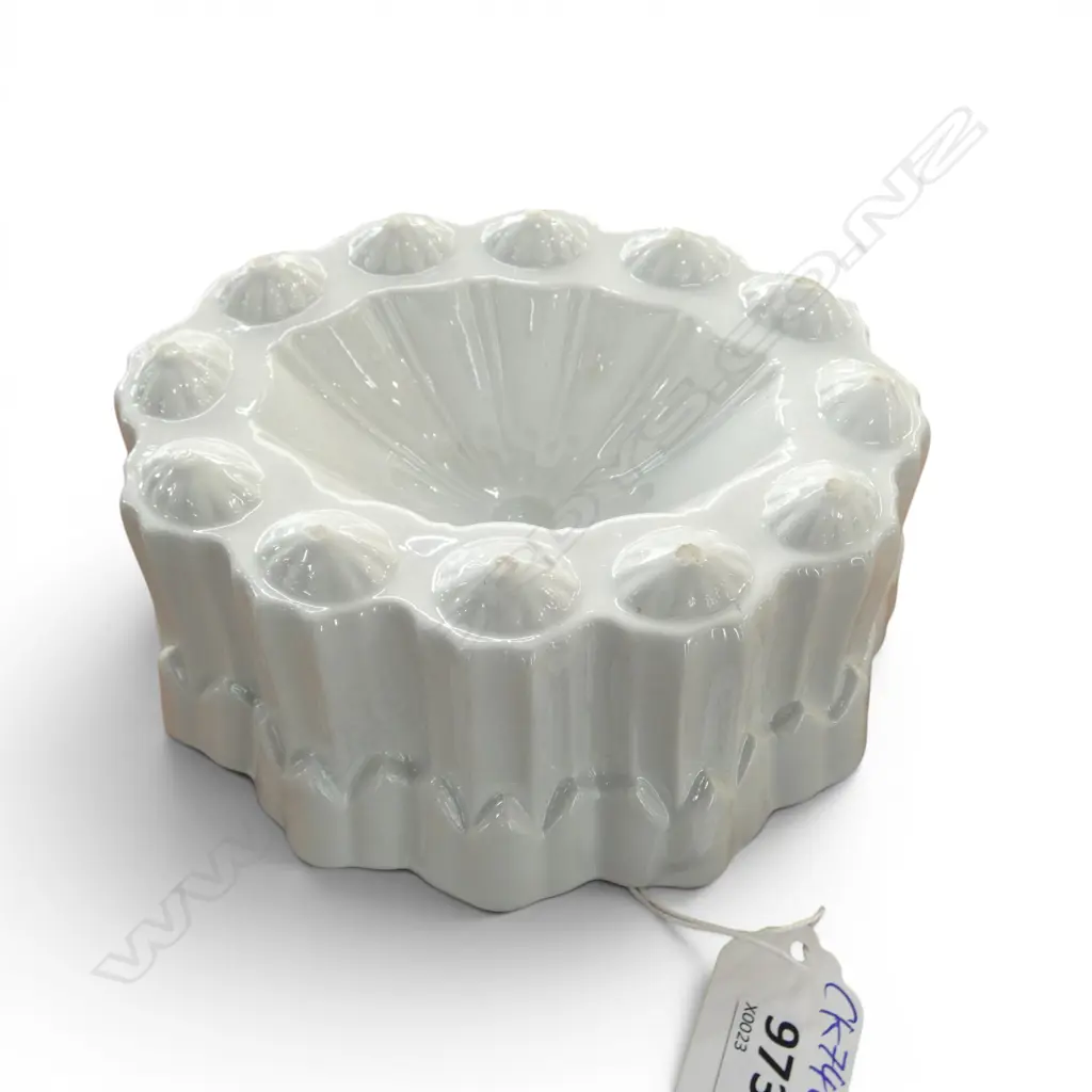 VINTAGE SHELLEY CHINA JELLY MOULD W.155mm Image 1++