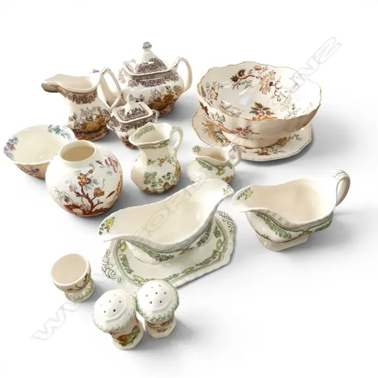 ASST. MASONS CHINA Incl. 'GOLDEN AZALEA' PAT.