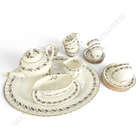 ASST. ROYAL WORCESTER "ENGADINE" CHINA 