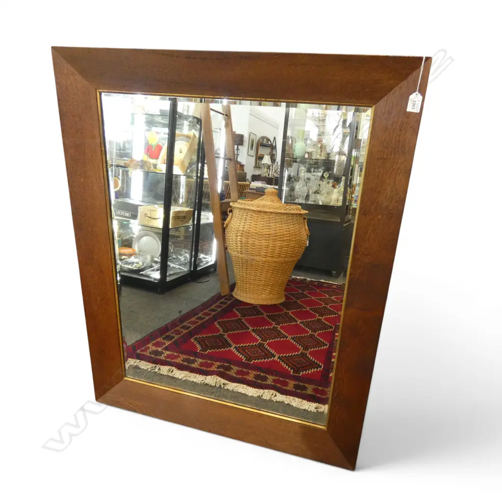 MIRROR IN OAK FRAME 1070x855mm Image 1++
