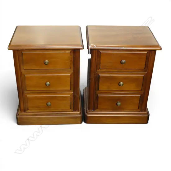 PR BEDSIDE CABINETS EX D. A. LEWIS CHCH 520x380x670mm