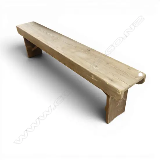 VINTAGE PINE FOLDING BENCH W.1825mm