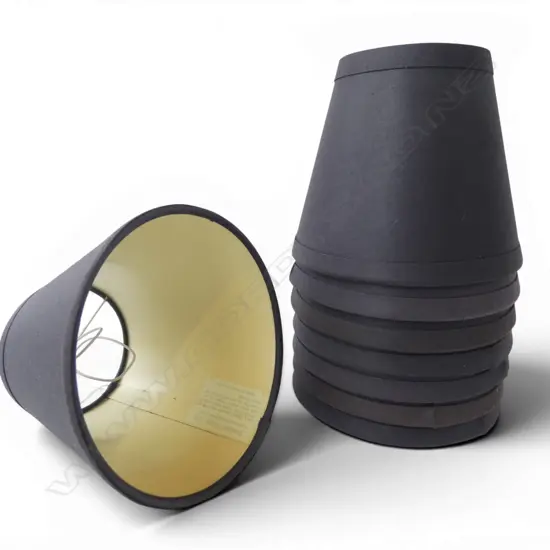 8 EUNICE TAYLOR LAMPSHADES H.130mm