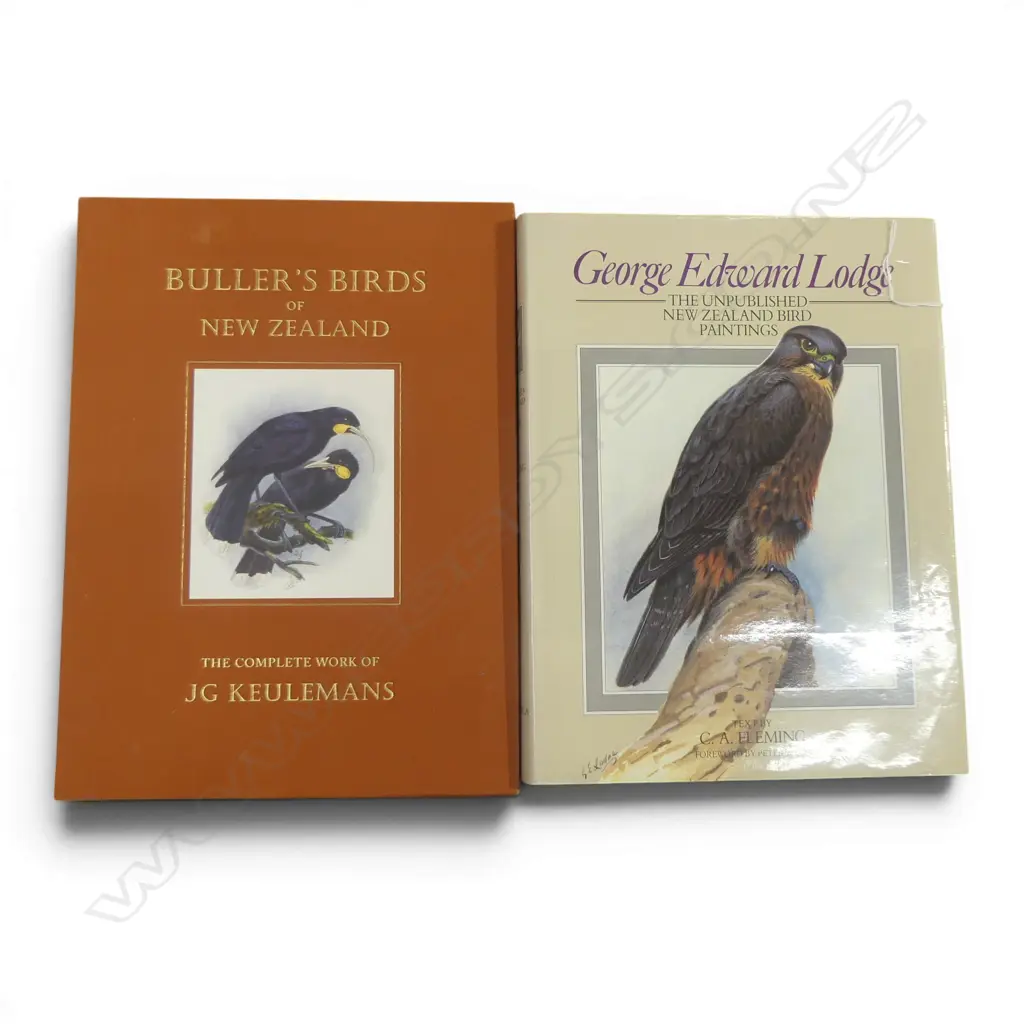 2 BIRD BOOKS; BULLERS & GEORGE EDWARD LODGE Image 1++