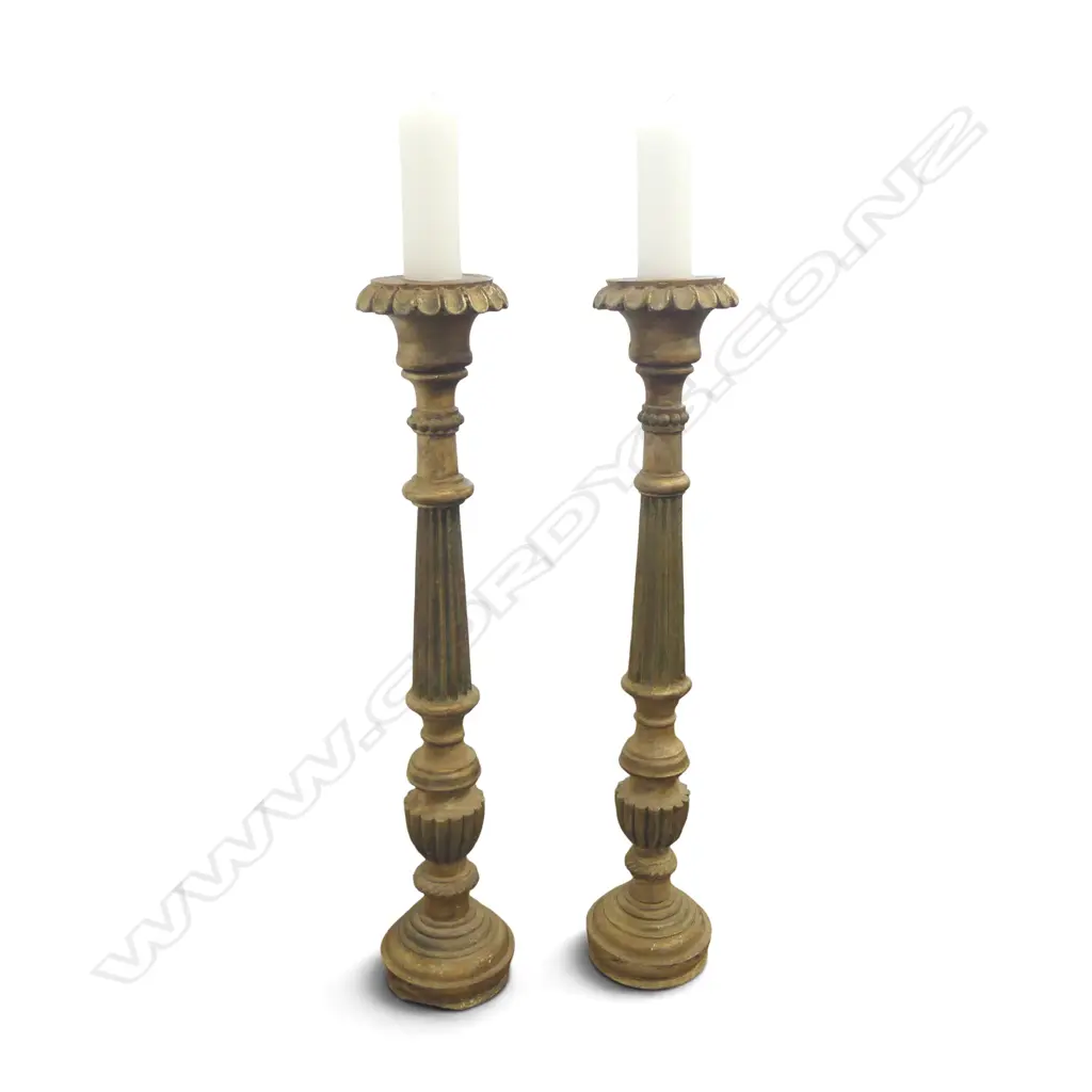WOODEN CANDLE STICKS H.700mm Image 1++