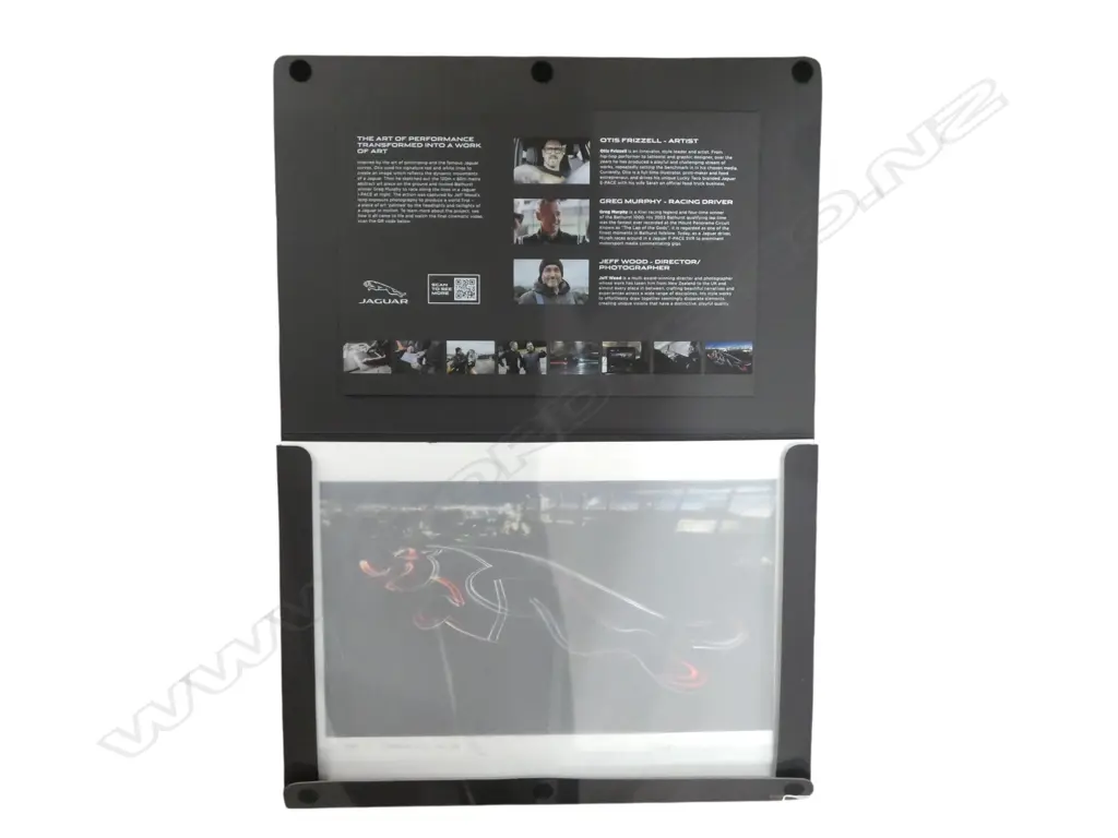 OTIS FRIZZELL & JEFF WOOD 'THE ART OF PERFORMANCE' PRINT 385x570mm COLAB w. JAGUAR 286/400 Image 1++