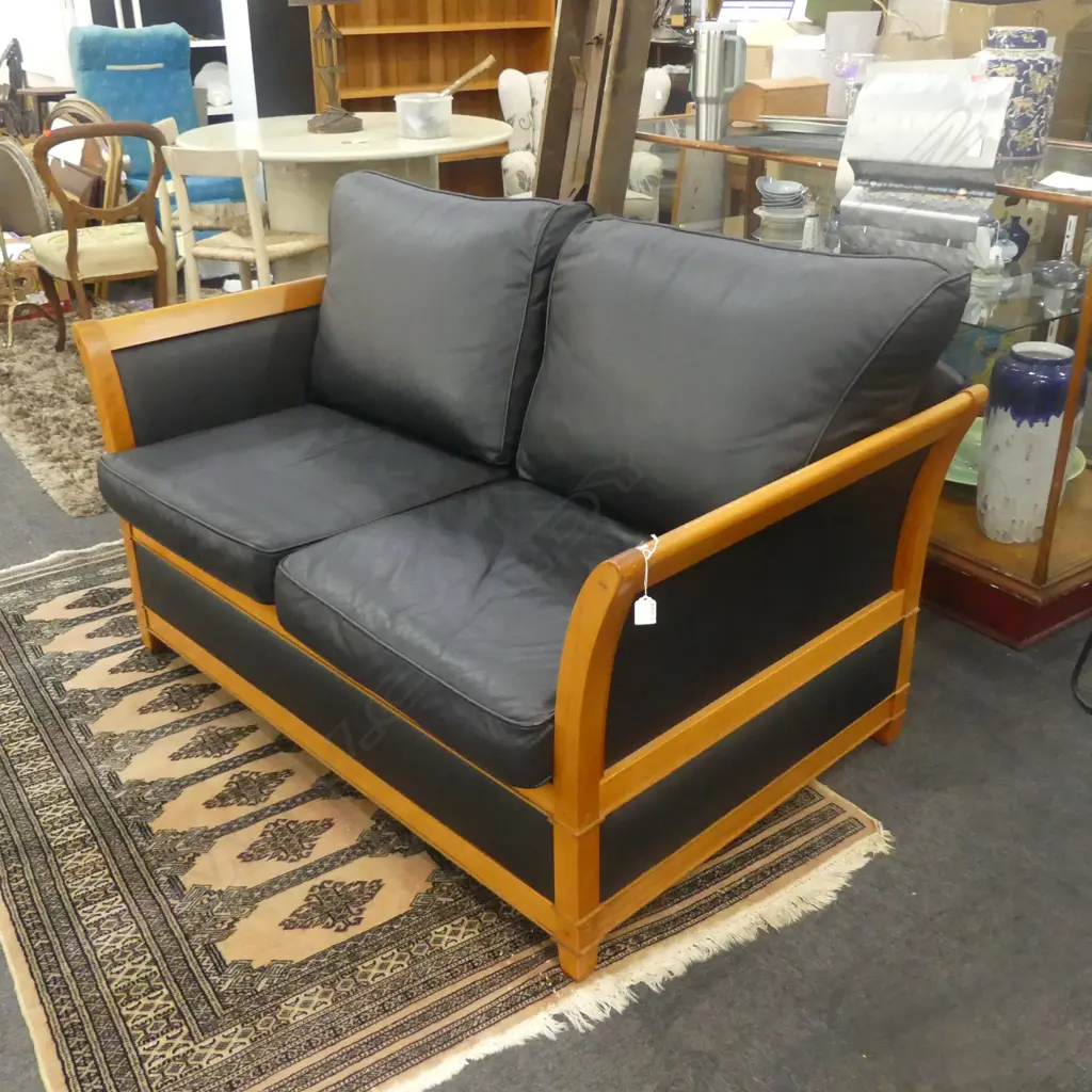ROSE AND HEATHER BIEDERMEIER STYLE SOFA 1420x840x690mm Image 1++
