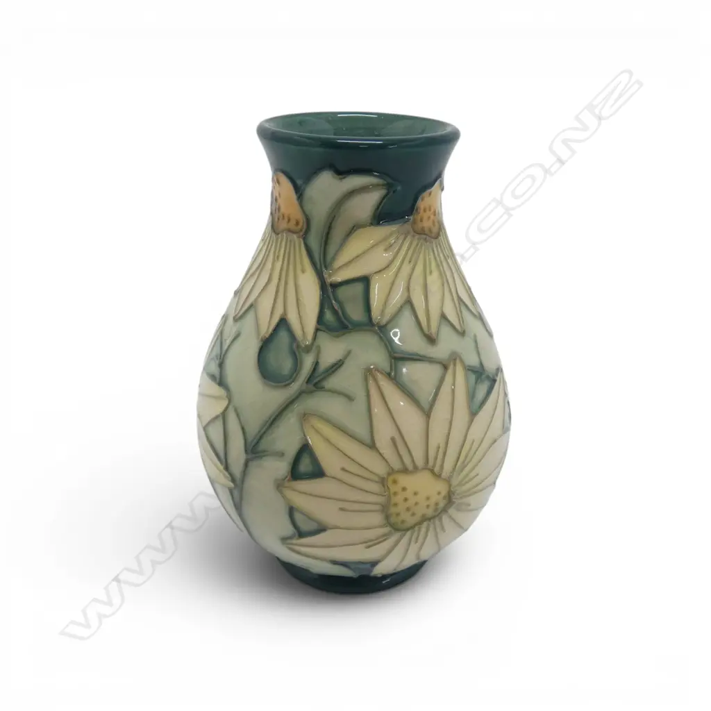 MOORCROFT SPECIAL EDITION "SUMMER LAWN" 5" VASE signed & dated H.140mm Image 1++
