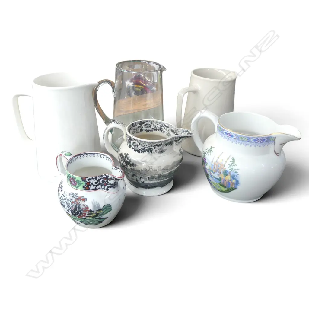 6 JUGS INCL. CROWN LYNN H.175mm Image 1++