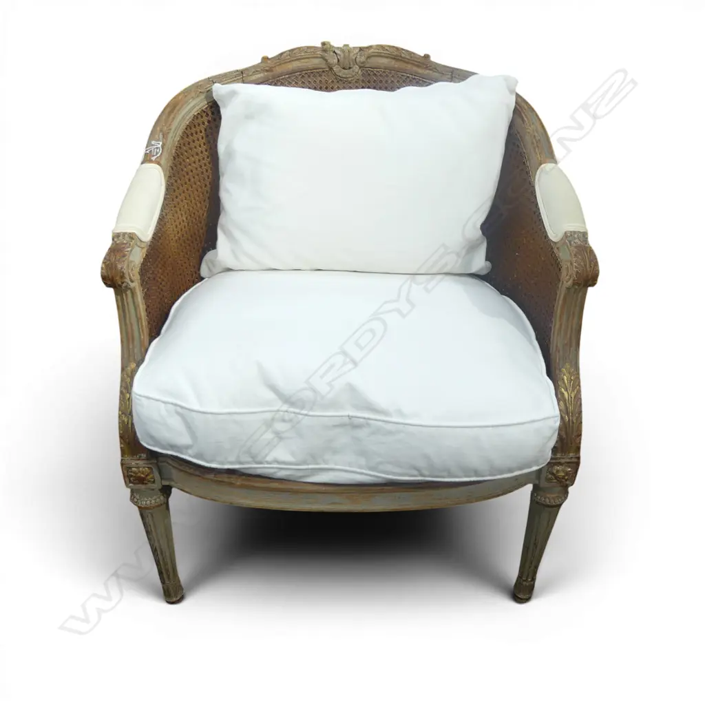 FRENCH STYLE CANED ARMCHAIR Image 1++