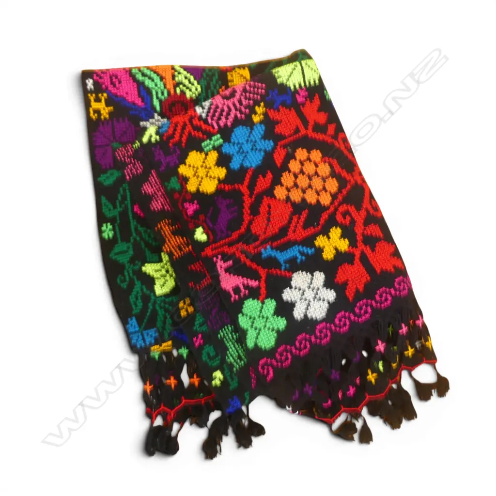 MEXICAN REBOZO SHAWL 2000x720mm Image 1++