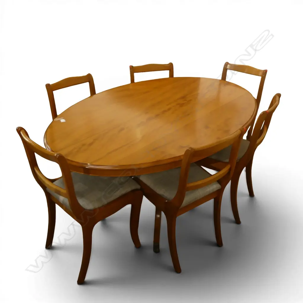 KAURI TABLE & 6 CHAIRS 1620x1080x750mm Image 1++