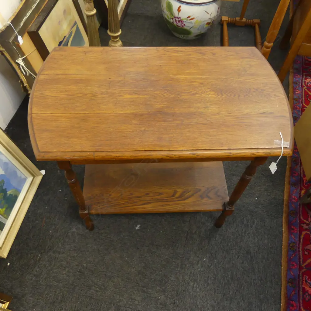 OAK SIDE TABLE 760x440x660mm Image 1++