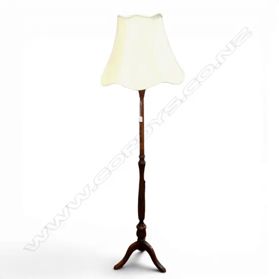 VINTAGE STANDARD LAMP w. SHADE H.1700mm