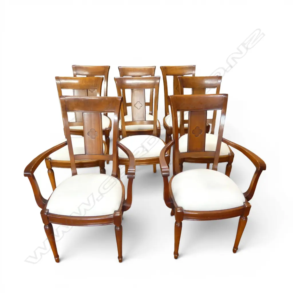 BRIGITTE FORESTIER DINING TABLE & 8 CHAIRS 2300x1080x760mm Image 1++