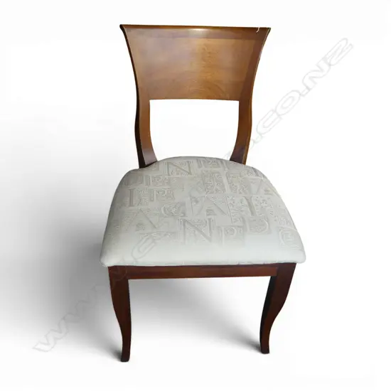 DINING CHAIR, MAHOGANY FRAME