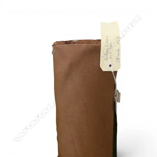 FABRIC BOLT; NUTMEG, LINEN, 28M