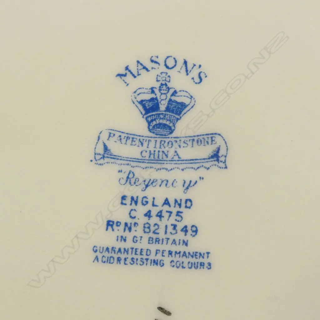 MASON'S IRONSTONE, SML WHITEFRIARS VASE & NZ POTTERY LIDDED DISH signed JP to base Image 1++
