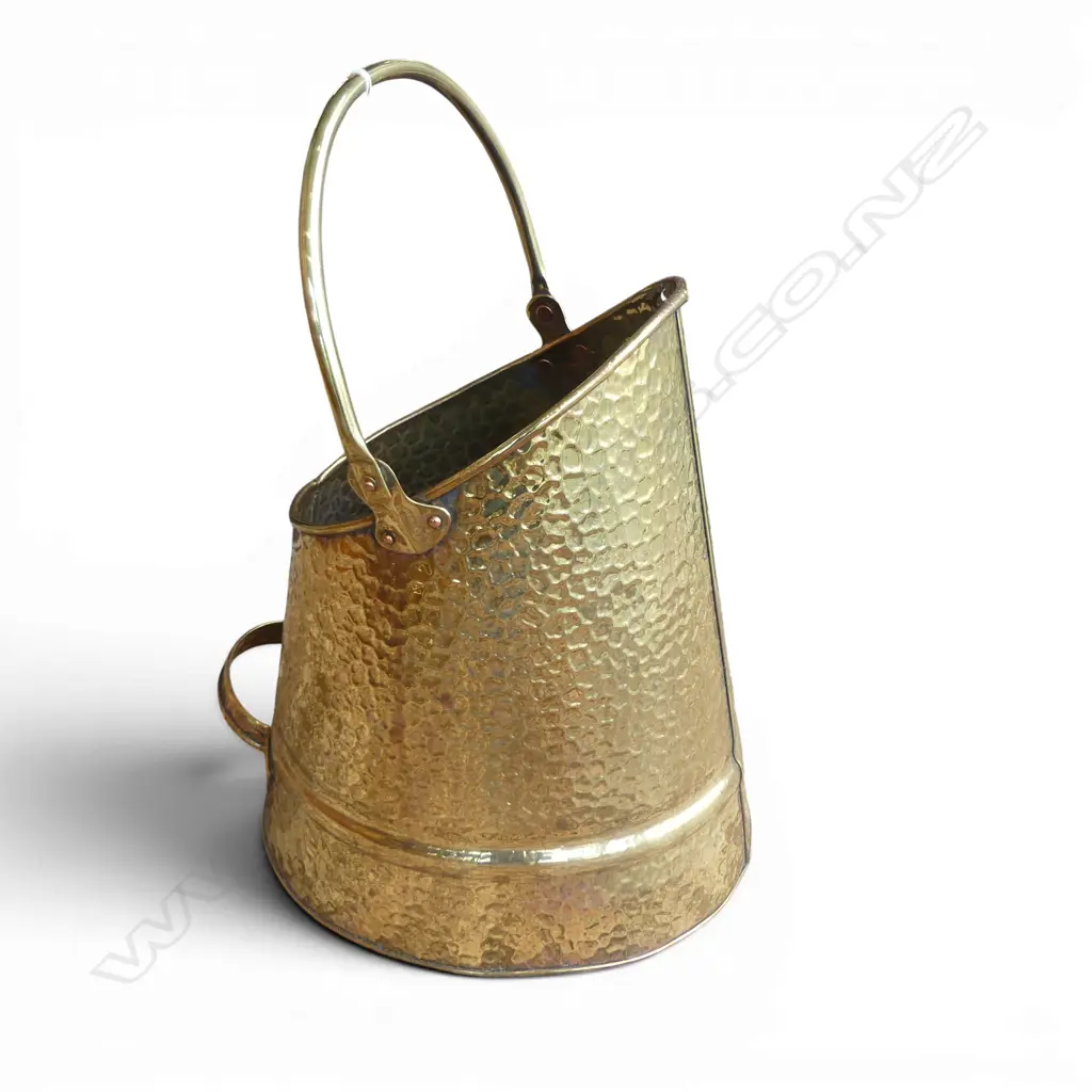 BRASS COAL BUCKET H.370mm Image 1++