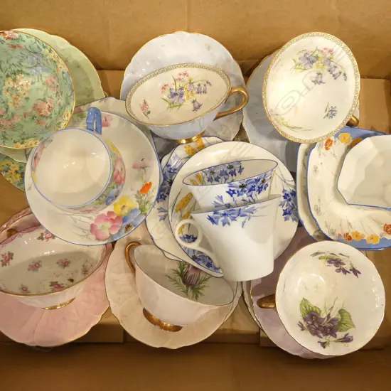 10 SHELLEY CHINA C/S/PS MIXED PATS