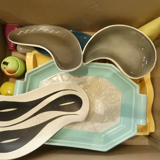 BOX OF ASST. CHINA Incl. POOLE TRAYS etc