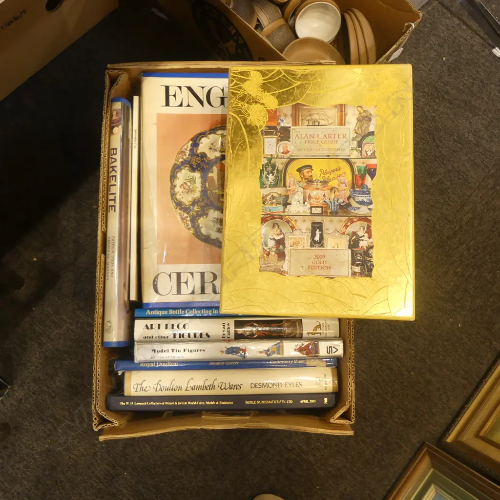 BOX OF ASST. ANTIQUE REFERENCE  Image 1++