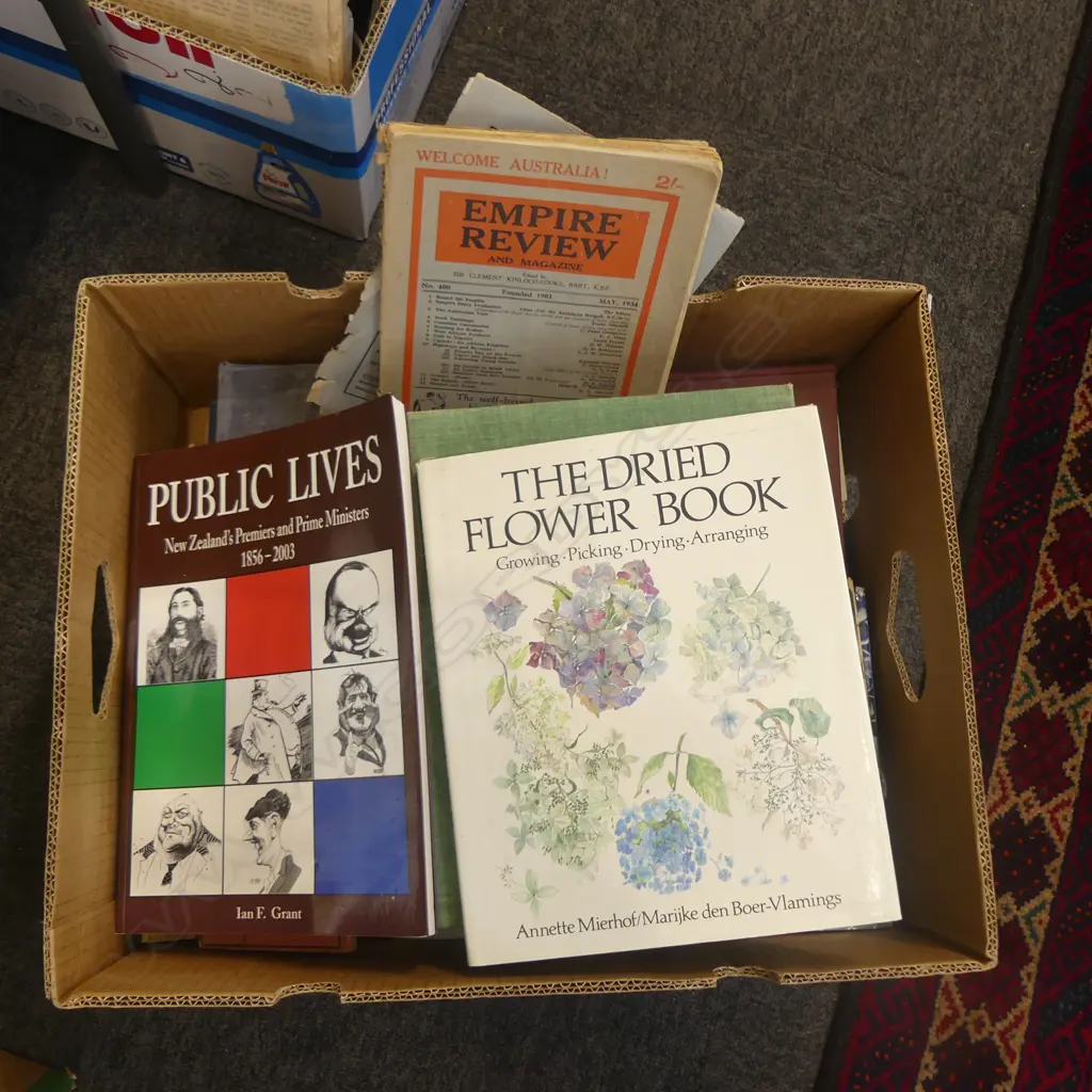 BOX OF ASST. BOOKS Image 1++