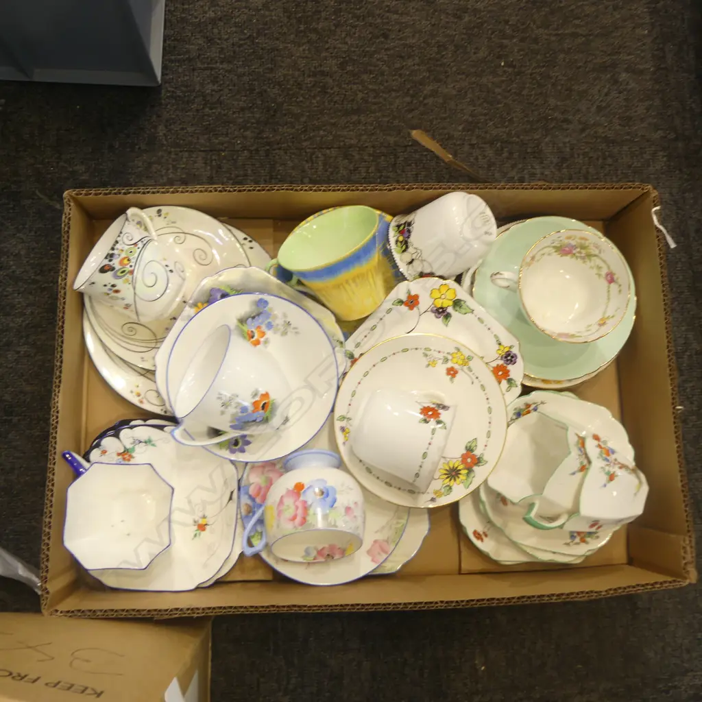 10 SHELLEY CHINA C/S/PS MIXED PATS Image 1++