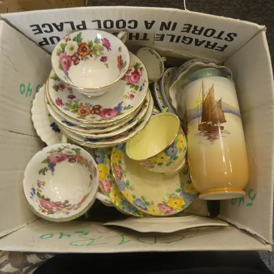 BOX LOT SHELLEY CHINA AF