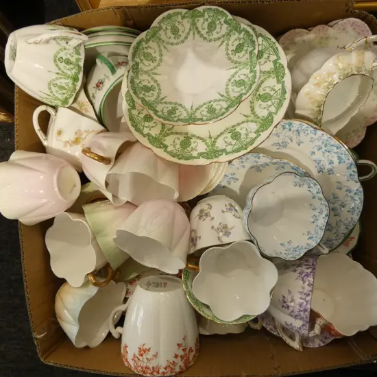 BOX LOT EDWARDIAN C/S CSPS ETC