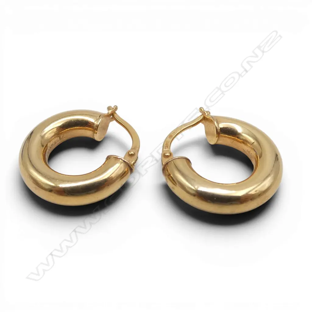 9ct EARRINGS, 1.3gms Image 1++