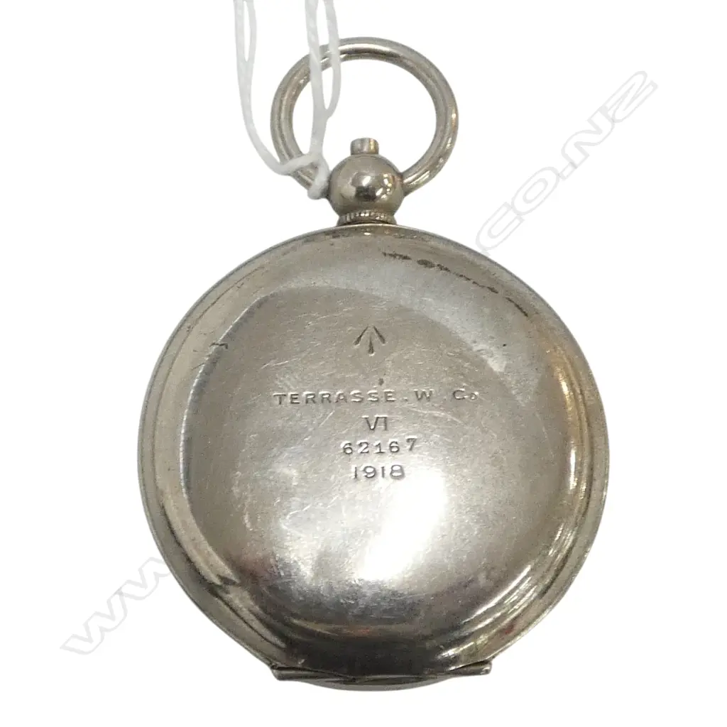 WWI 1918 MILITARY TERRASSE W. Co. COMPASS w. military broad arrow  Image 1++