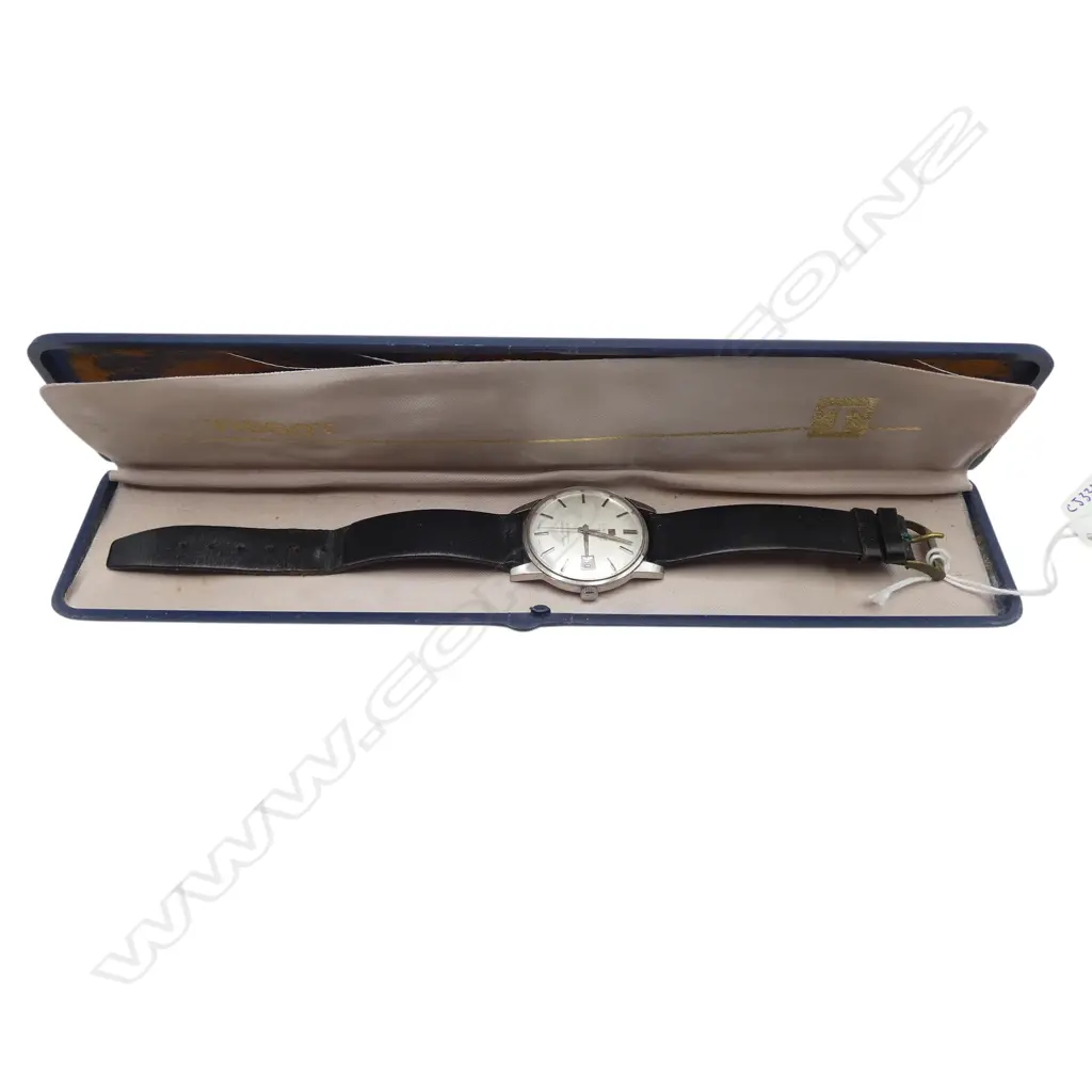 TISSOT VISODATE AUTOMATIC SEASTAR 7 GC85 WRISTWATCH IN ORIGINAL CASE GOING Image 1++
