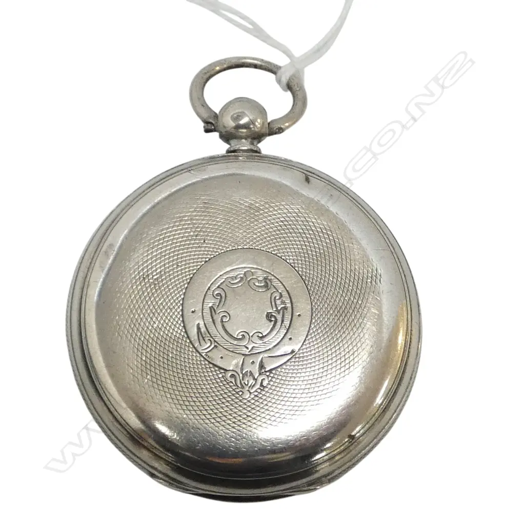 VICTORIAN S/SILVER OPEN FACE POCKET WATCH LONDON 1875 103GMS TOTAL WEIGHT Image 1++