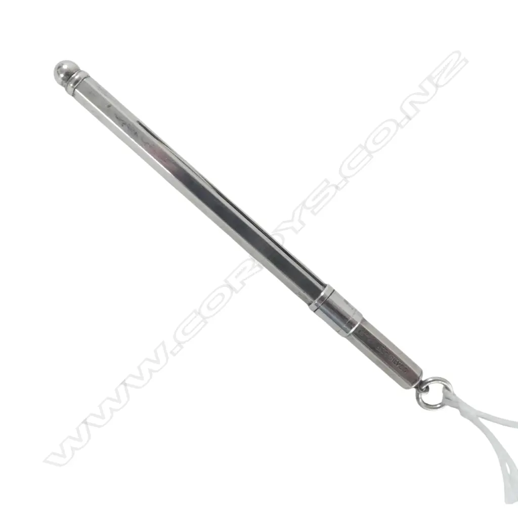 ART DECO 1930S S/SILVER COCKTAIL STIRRER 130MM WHEN OPEN 6.2GMS Image 1++