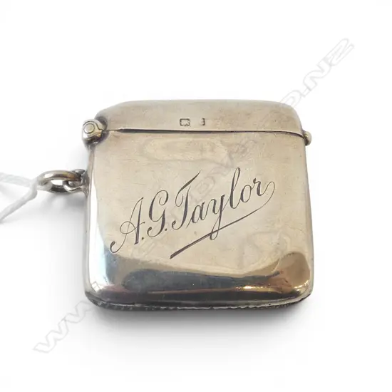 SILVER VESTA Birmingham 1918. 24.9gms