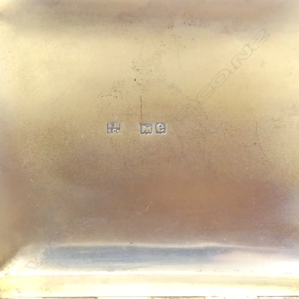 STG SILVER CIGARETTE BOX, LONDON 1900 105x85x50mm Image 1++