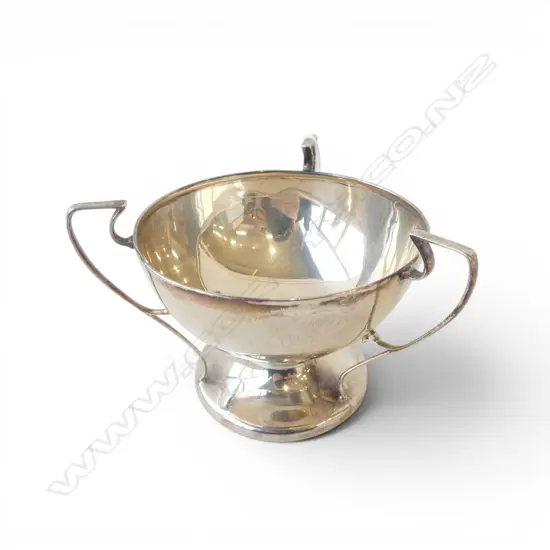 STG SILVER FOOTED BOWL, SHEFFIELD 1909 H.95mm 126gms