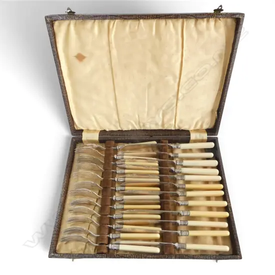 24 PCE EP FISH SET, CASED