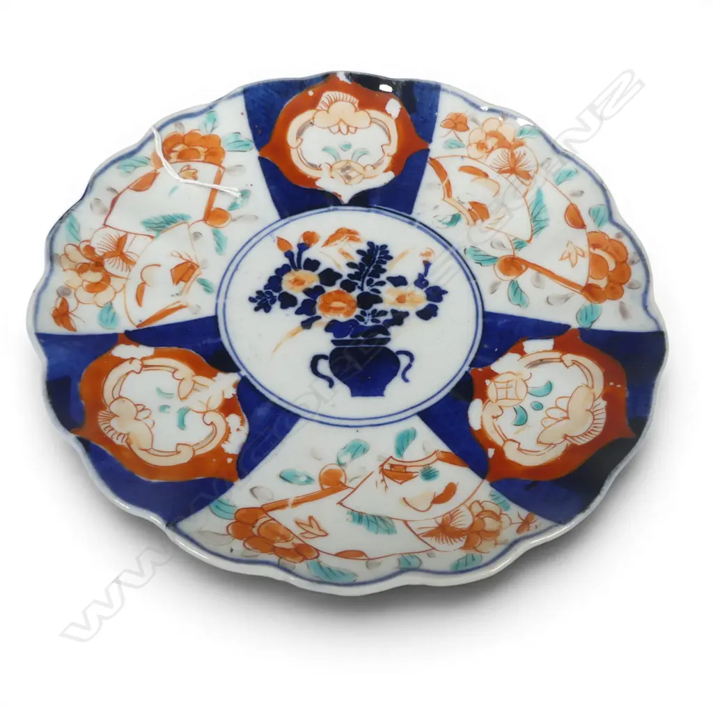 ANTIQUE JAPANESE IMARI PLATE DIA220MM Image 1++