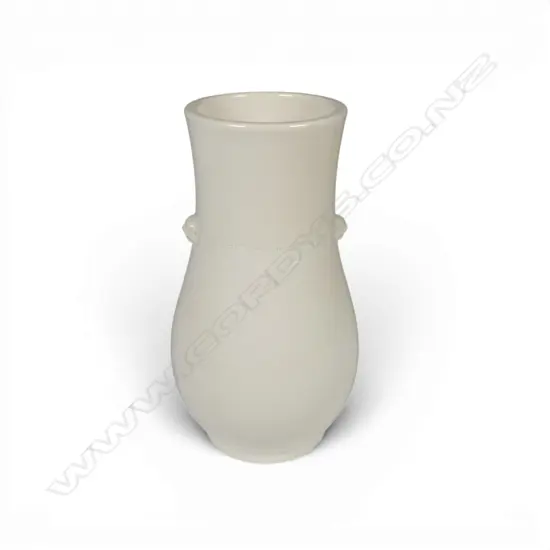 CHINESE BLANC DE CHINE VASE WITH LION DETAILS H204MM