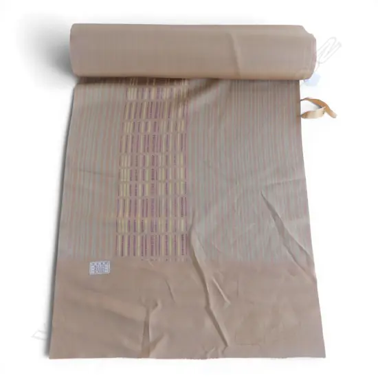 Unused 1980's NISHIJIN TEXTILE (Kyoto) JAPANESE SILK ROLL L.12M W.370mm. New old stock