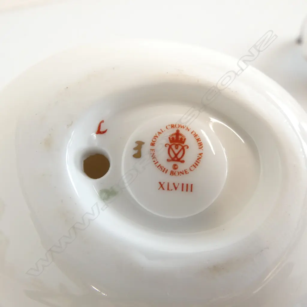2 ROYAL CROWN DERBY BIRDS L.110mm Image 1++