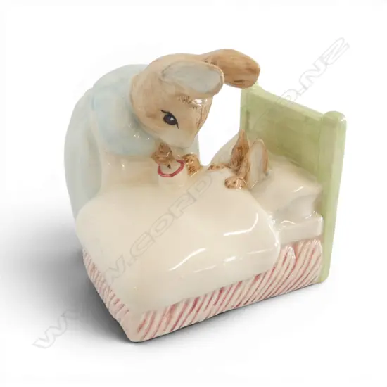 ROYAL ALBERT BEATRIX POTTER 'PETER in BED', H.60x75mm