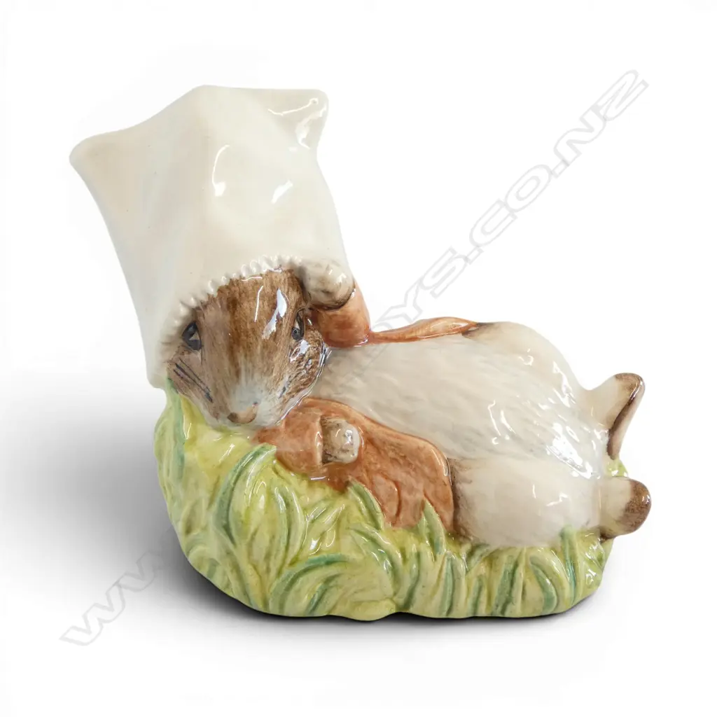 ROYAL ALBERT BEATRIX POTTER 'BENJAMIN WAKES UP', H.60x100mm Image 1++
