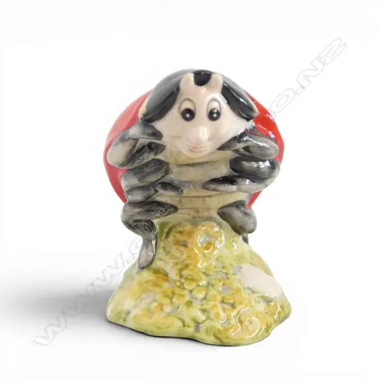 ROYAL ALBERT BEATRIX POTTER 'MOTHER LADYBIRD', H.65mm, brown backstamp 1989-1998