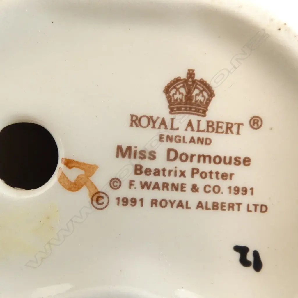 ROYAL ALBERT BEATRIX POTTER 'MISS DORMOUSE', H.102mm Image 1++