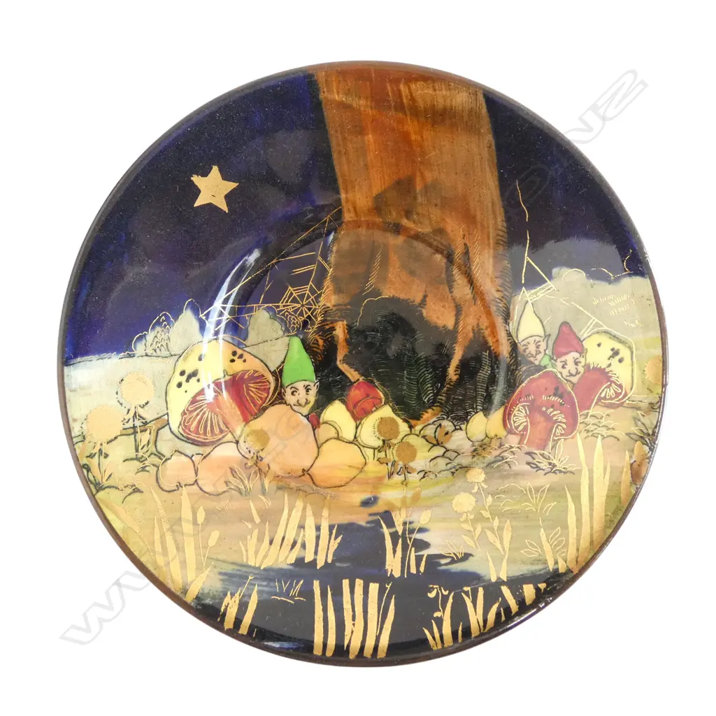 RARE ROYAL DOULTON GNOMES SERIES WARE DEMITASSE CUP & SAUCER Image 1++